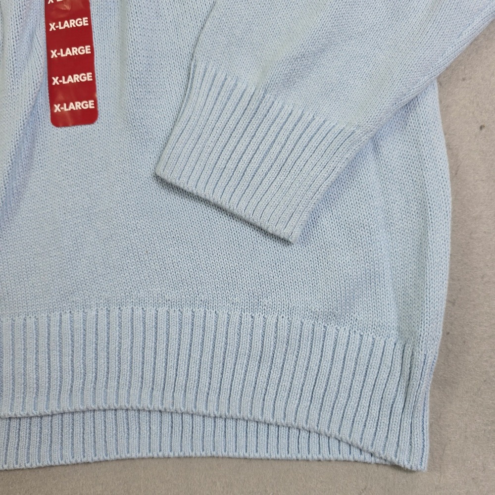 Vince Camuto Easter Sweater Womens XL Light Blue Rabbit Fair Isle Knit Bunny New - Picture 2 of 6